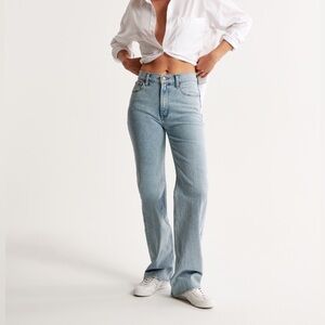 ABERCROMBIE the ‘90s relaxed Jean high rise size 8 L